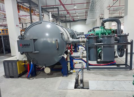 真空卧式碳化炉